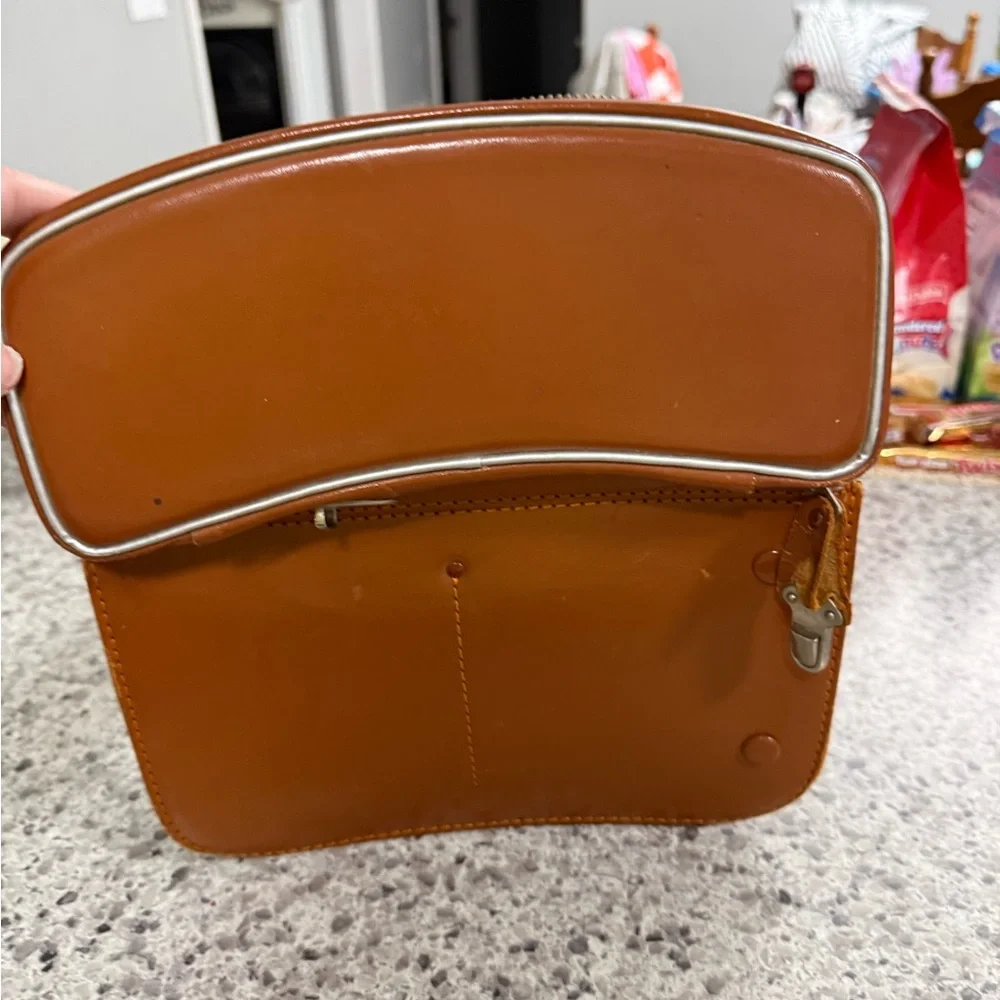 Classic Brown Vintage Leather Camera Case